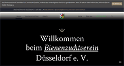 Desktop Screenshot of bienenzuchtverein-duesseldorf.de